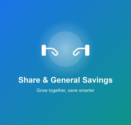Share & General savings